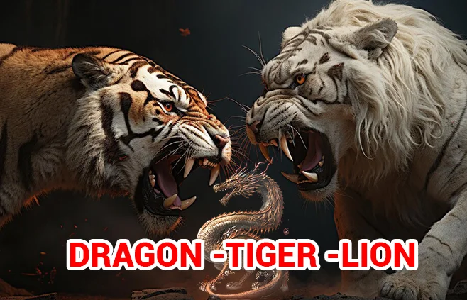 Cricplus Dragon Tiger Lion Logo